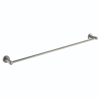 Brushed Nickel Single Towel Rail : BN-5024 - Tigar Bathrooms