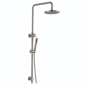 Essence Brushed Nickel Dual Shower with Diverter : EBN305 - Tigar Bathrooms