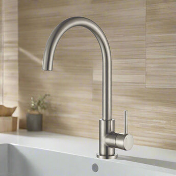 Essence Brushed Nickel Mixer Tap – Kitchen & Laundry | WELS 6 Star