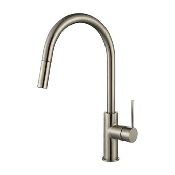 Essence Brushed Nickel Pull-Out Mixer Tap – Kitchen & Laundry | WELS 5 Star