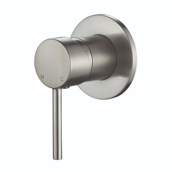 Essence Brushed Nickel Wall Mixer : EBN70W-60 - Tigar Bathrooms