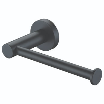 Essence Matte Black Round Toilet Paper Holder : EMB5051-1 - Tigar Bathrooms