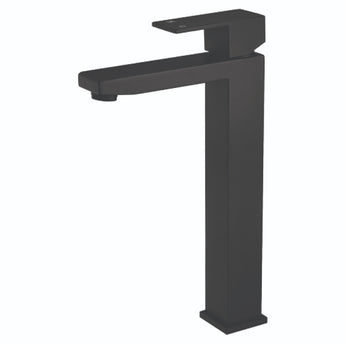 Black Square Tall Basin Mixer : CHA-43H - Tigar Bathrooms