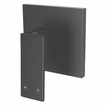 Black Square Wall Mixer : CHA-43W - Tigar Bathrooms