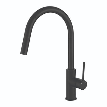 Essence Matte Black Pull-out Kitchen/Laundry Mixer : EMB-70P - Tigar Bathrooms