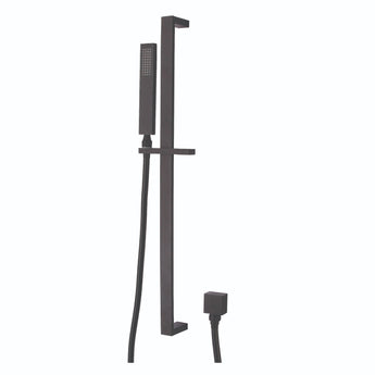 Black Square Shower Rail : CHB-06B - Tigar Bathrooms