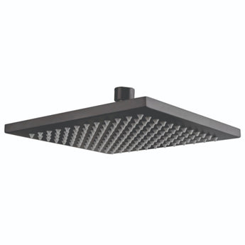 Black Square Shower Head : CHS-20Q - Tigar Bathrooms