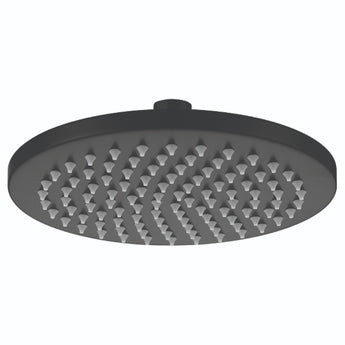 Essence Matte Black Round Shower Head : EMB20R - Tigar Bathrooms