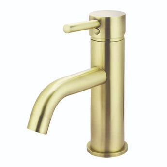 Essence Brushed Gold Basin Mixer : EBG-70E - Tigar Bathrooms