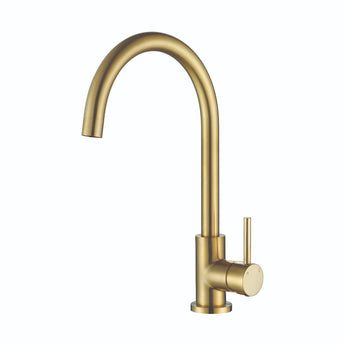 Essence Brushed Gold Kitchen/Laundry Mixer   EBG-70K - Tigar Bathrooms