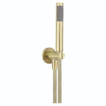 Essence Brushed Gold Shower Handpiece on Bracket : EBG1042 - Tigar Bathrooms