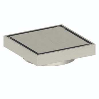 Brushed Nickel Tile Insert Floor Waste : JD-DB101PS - Tigar Bathrooms