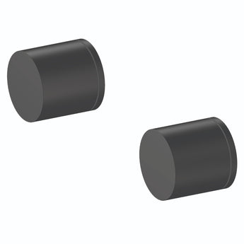 Essence Matte Black Double Round Taps : EMB561-1B - Tigar Bathrooms