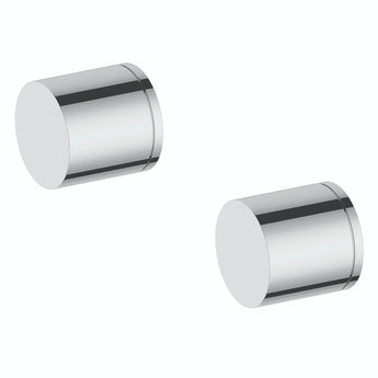 Essence Chrome Double Round Taps : ECH561-1 - Tigar Bathrooms