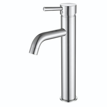 Essence Chrome Round Tall Basin Mixer : ECH-70Q - Tigar Bathrooms