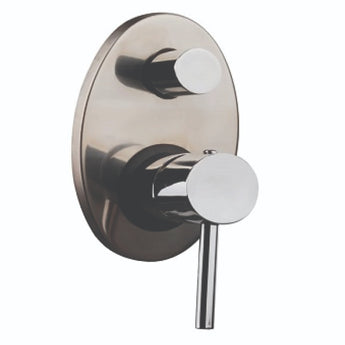 Oval Wall Mixer with Diverter : TK71D-S - Tigar Bathrooms