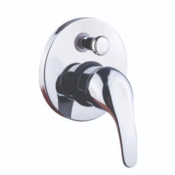 Solid Handle Wall Mixer with Diverter : TK73D - Tigar Bathrooms